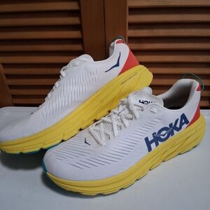 Hoka Rincon 3 Men's Running Shoe * Size: 13D * Color: White Eggnog * NWOB